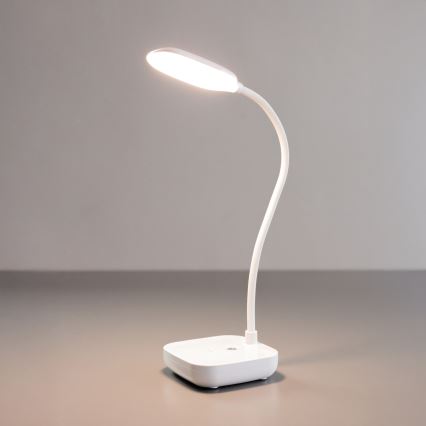Zuma Line - LED Uppladdningsbar bordslampa LED/7W/1200 mAh 3000/4500/6000K vit