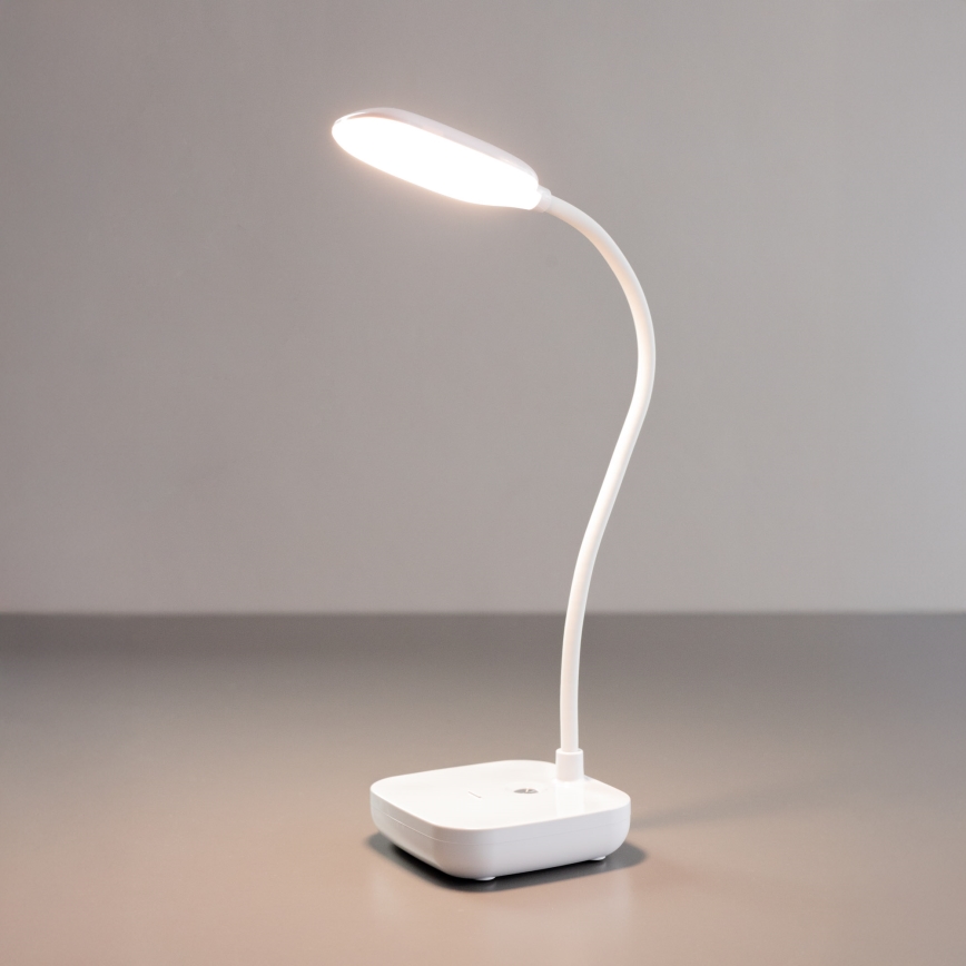 Zuma Line - LED Uppladdningsbar bordslampa LED/7W/1200 mAh 3000/4500/6000K vit