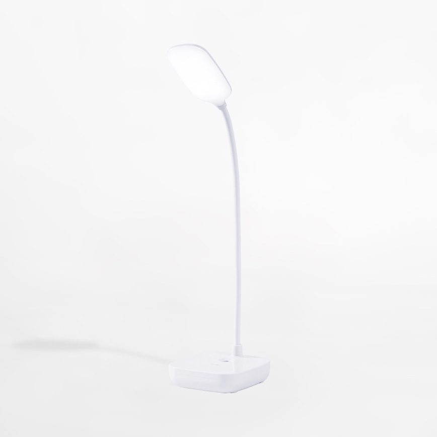 Zuma Line - LED Uppladdningsbar bordslampa LED/7W/1200 mAh 3000/4500/6000K vit