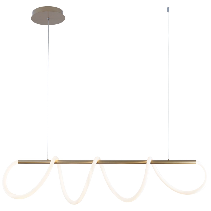 Zuma Line - LED ljuskrona med textilsladd LED/45W/230V 3000/4000/6000K guld