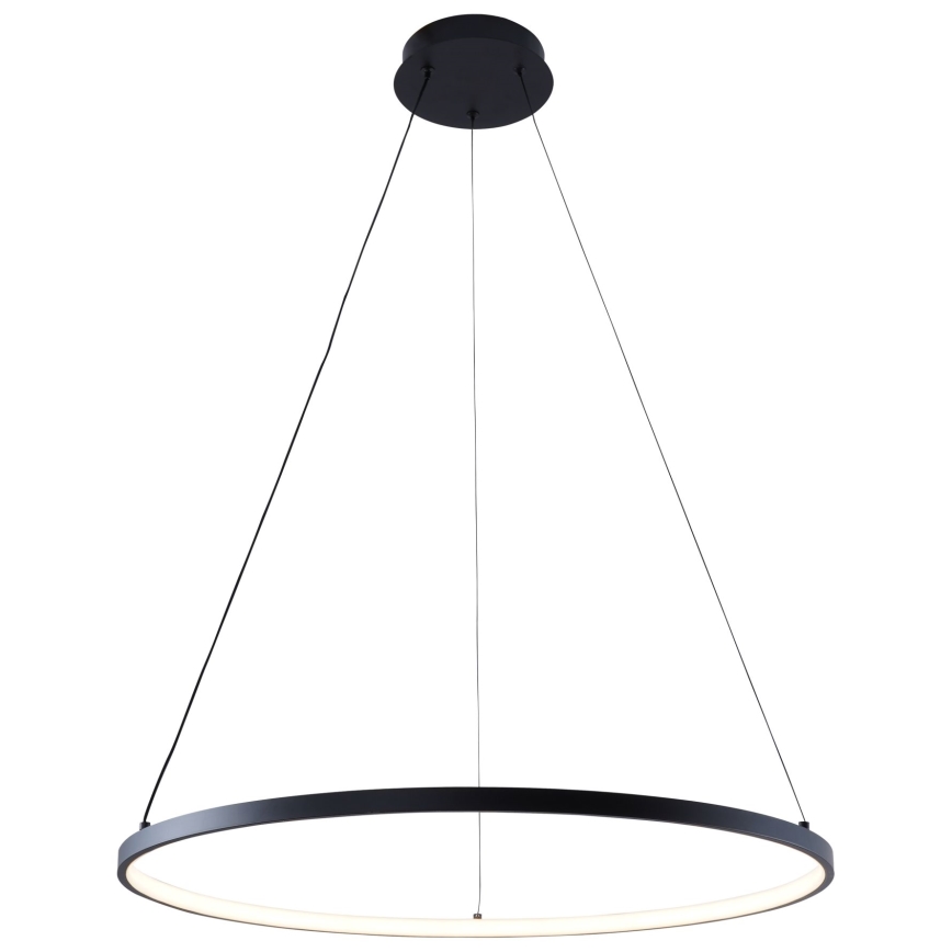 Zuma Line - LED ljuskrona med textilsladd LED/28W/230V 3000/4000/6000K diameter 60 cm svart