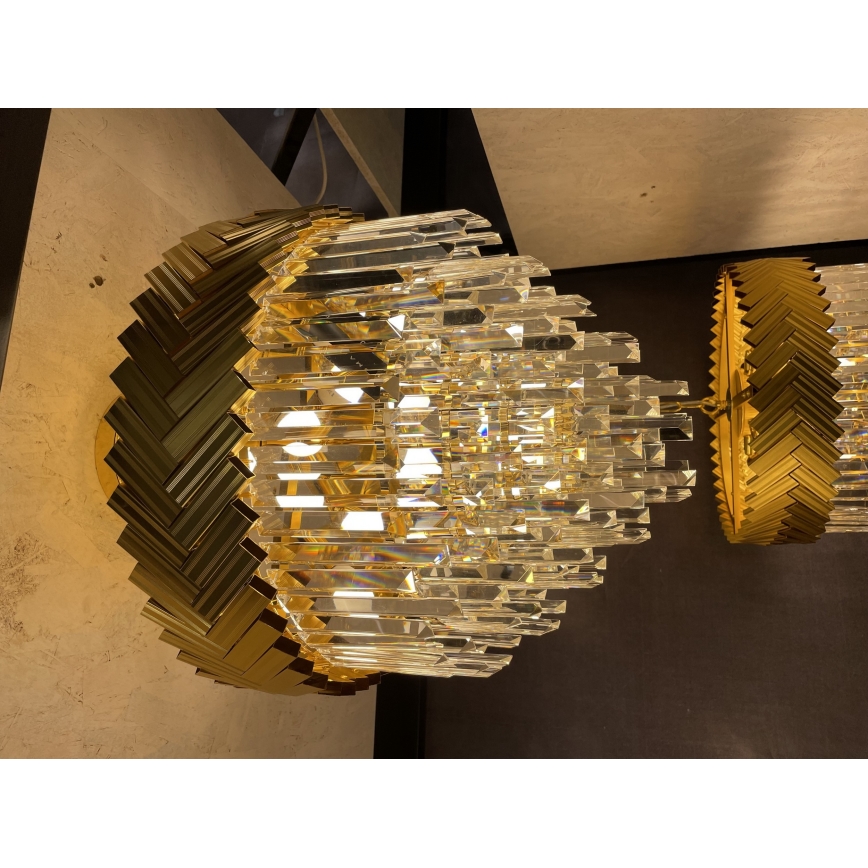 Zuma Line - Ljuskrona på kedja 9xE14/40W/230V guld