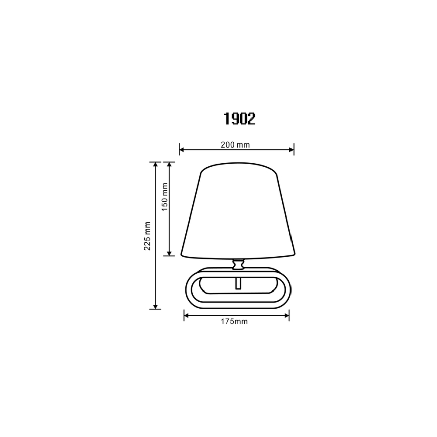 Zuma Line - Bordslampa 1xE14/40W/230V Bambu/vit