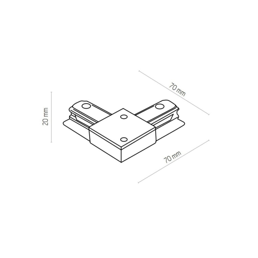 Zuma Line - Spotlight för skensystem 8xGU10/10W/230V vit + rälstillbehör