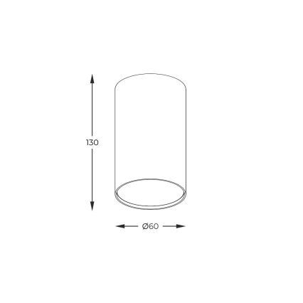 Zuma Line - Spotlampa 1xGU10/50W/230V ek