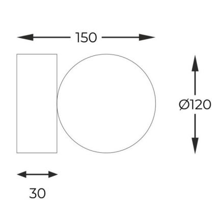 Zuma Line - Vägglampa 1xG9/40W/230V