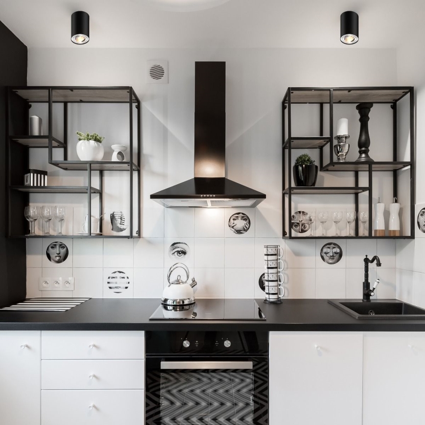 Zuma Line - Spotlampa 1xGU10/50W/230V svart