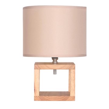 Zuma Line - Bordslampa 1xE14/40W/230V Bambu/beige