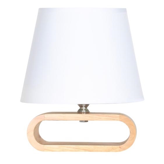 Zuma Line - Bordslampa 1xE14/40W/230V Bambu/vit