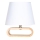 Zuma Line - Bordslampa 1xE14/40W/230V Bambu/vit