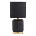 Zuma Line - Bordslampa 1xE14/40W/230V svart/guld
