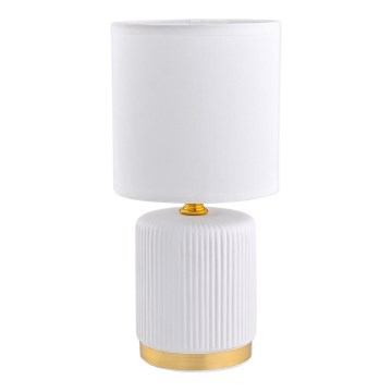 Zuma Line - Bordslampa 1xE14/40W/230V vit/guld