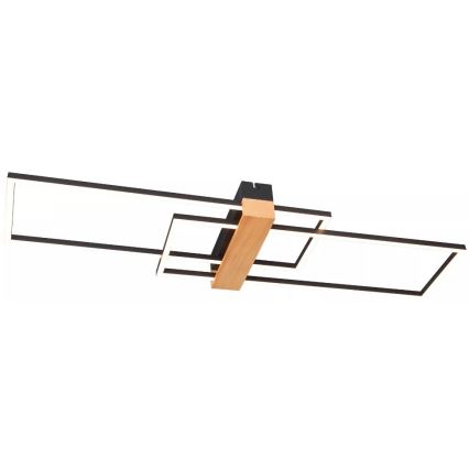 Zuma Line - LED taklampa LED/39W/230V 3000K svart/tall