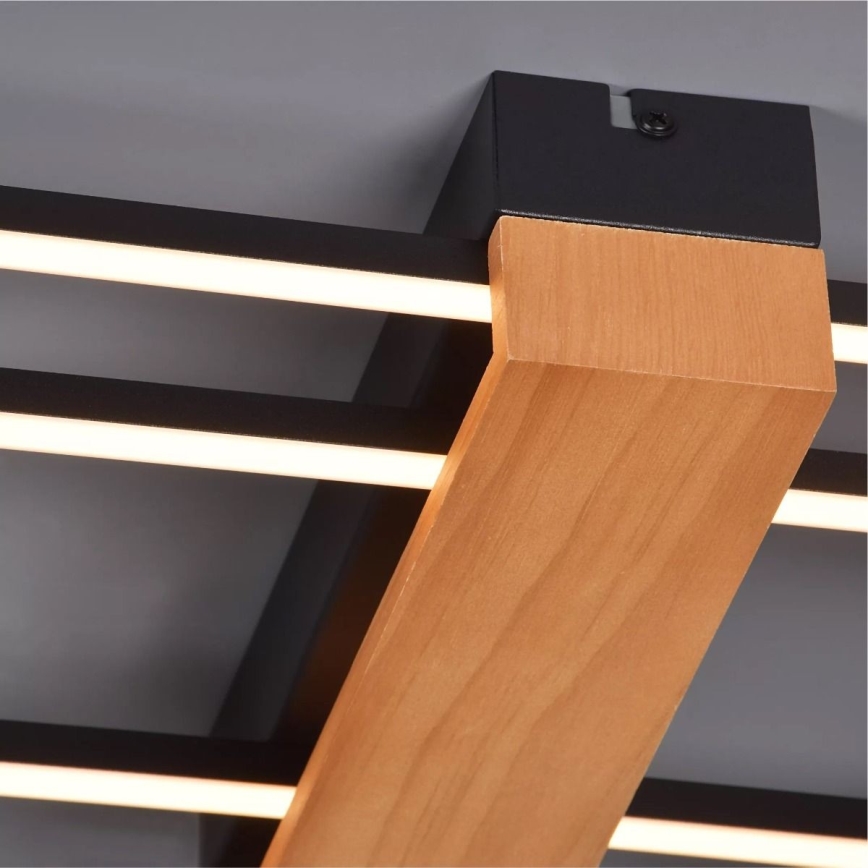Zuma Line - LED taklampa LED/39W/230V 3000K svart/tall