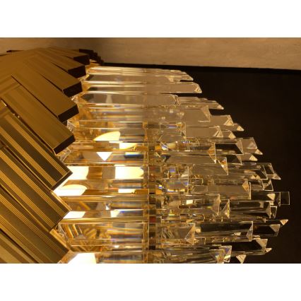 Zuma Line - Pendelkrona 9xE14/40W/230V guld