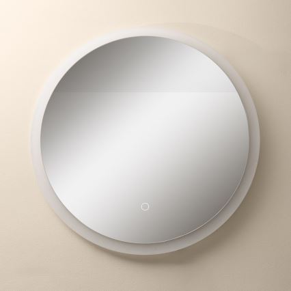 Zuma Line - LED Badrum vägg spegel med bakbelysning LED/24W/230V 3000/4000/6000K diameter 60 cm IP44 vit