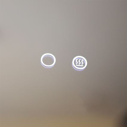Zuma Line - LED Badrum uppvärmd vägg spegel med bakbelysning LED/24W/230V 3000/4000/6000K diameter 80 cm IP44
