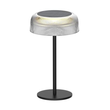 Zuma Line - LED Ljusreglerad solcell uppladdningsbar bordslampa LED/2,5W/2000 mAh IP44 svart