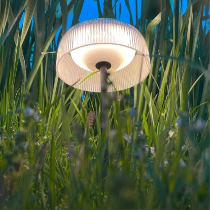 Zuma Line - LED Ljusreglerad solcell uppladdningsbar bordslampa LED/2,5W/2000 mAh IP44 svart