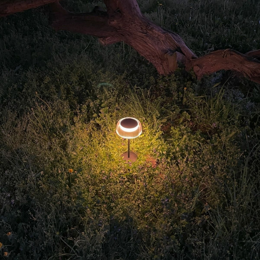 Zuma Line - LED Dimbara solcellsladdade bordslampa LED/2,5W/2000 mAh IP44 svart