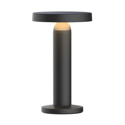 Zuma Line - LED Ljusreglerad solcell uppladdningsbar bordslampa LED/2W/2000 mAh IP44 svart