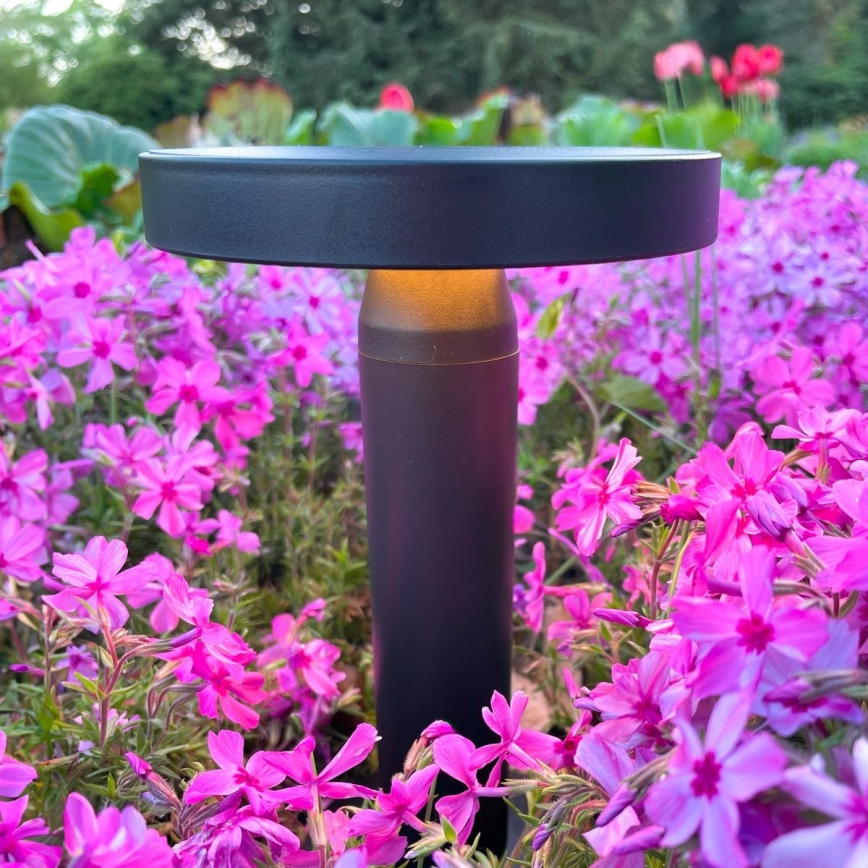 Zuma Line - LED Ljusreglerad solcell uppladdningsbar bordslampa LED/2W/2000 mAh IP44 svart