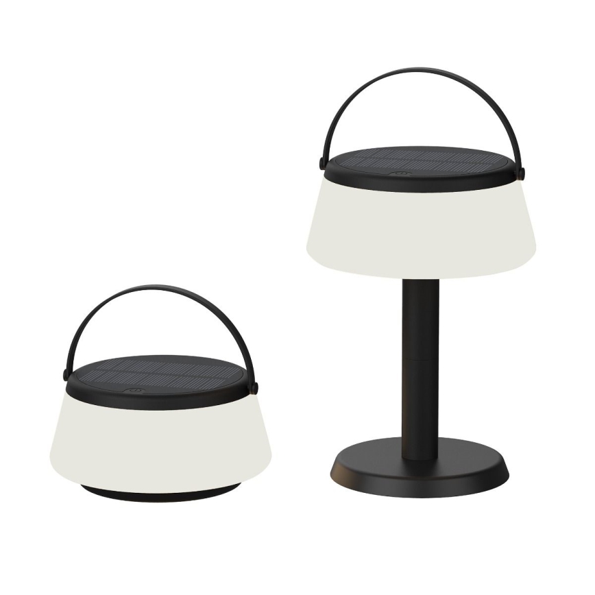 Zuma Line - LED Ljusreglerad solcell uppladdningsbar bordslampa LED/2,2W/2000 mAh IP44 svart