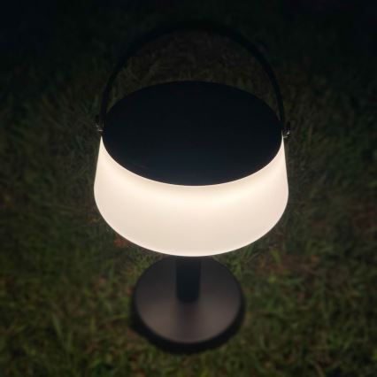 Zuma Line - LED Ljusreglerad solcell uppladdningsbar bordslampa LED/2,2W/2000 mAh IP44 svart