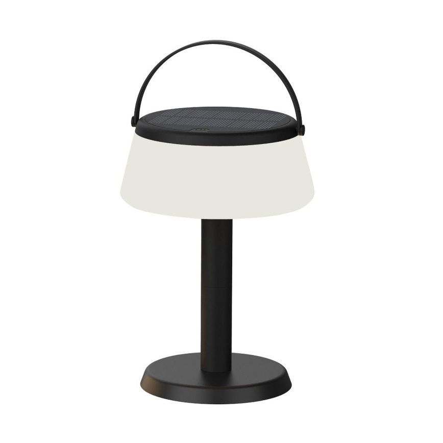 Zuma Line - LED Ljusreglerad solcell uppladdningsbar bordslampa LED/2,2W/2000 mAh IP44 svart