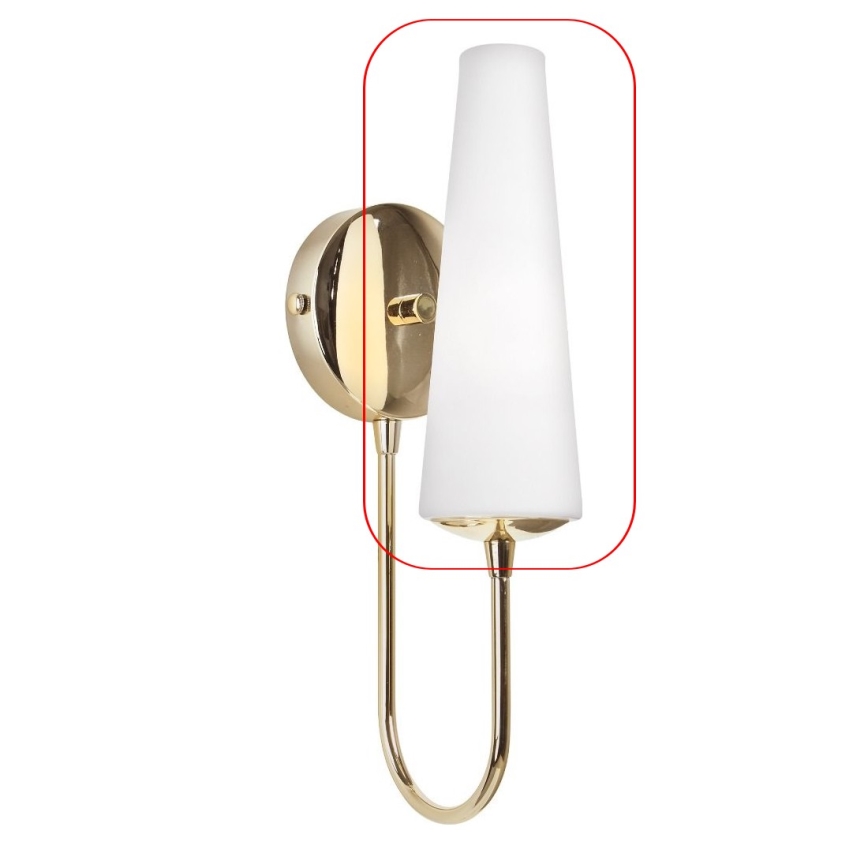 Zuma Line - Ersättningsglas till ljuskrona och vägg lampa E14 diameter 7 cm