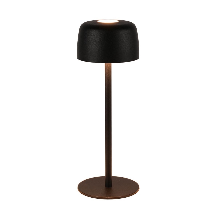 Zuma Line - LED Ljusreglerad uppladdningsbar bordslampa LED/2W/1200 mAh IP44 svart