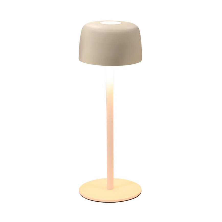 Zuma Line - LED Ljusreglerad uppladdningsbar bordslampa LED/2W/1200 mAh IP44 grädde