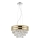 Zuma Line - Kristallkrona med textilsladd 4xE14/40W/230V guld