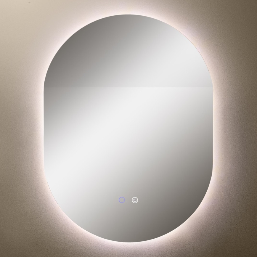 Zuma Line - LED Badrum uppvärmd vägg spegel med bakbelysning LED/24W/230V 3000/4000/6000K 70x50 cm IP44