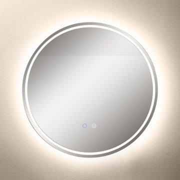 Zuma Line - LED Badrum uppvärmd vägg spegel med bakbelysning LED/24W/230V 3000/4000/6000K diameter 60 cm IP44