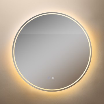 Zuma Line - LED Badrum uppvärmd vägg spegel med bakbelysning LED/24W/230V 3000/4000/6000K diameter 80 cm IP44