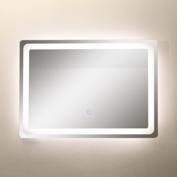 Zuma Line - LED Badrum vägg spegel med bakbelysning LED/24W/230V 3000/4000/6000K 70x50 cm IP44