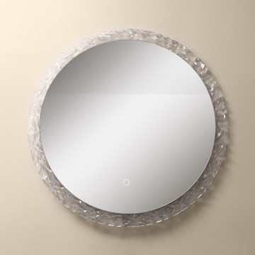 Zuma Line - LED Badrum vägg spegel med bakbelysning LED/24W/230V 3000/4000/6000K diameter 60 cm IP44 skinande krom