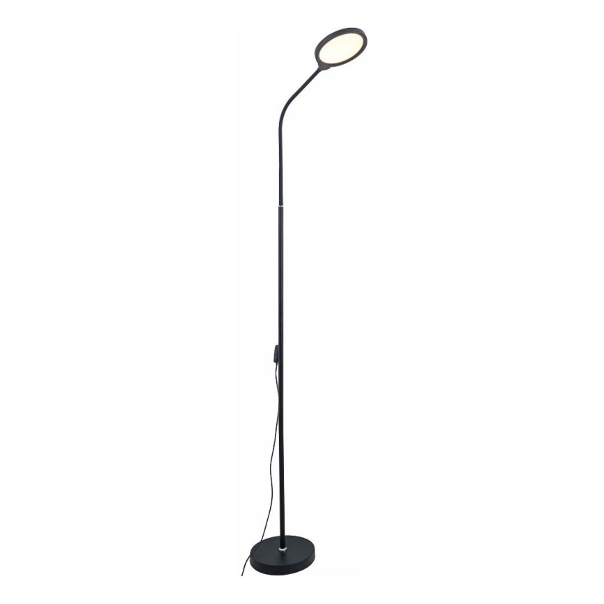 Zuma Line - LED Dimbar Golvlampa LED/10W/230V 3000/4500/6500K svart
