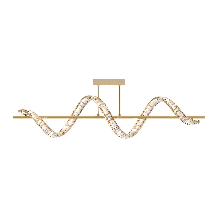 Zuma Line - LED dimbar kristallkrona på stång LED/24,5W/230V 2700-6000K + fjärrkontroll