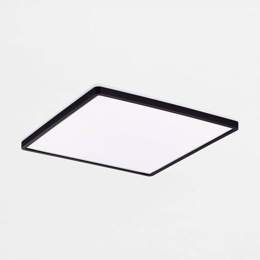 Zuma Line - LED Dimbar taklampa LED/38W/230V + LED/12W 3000/4000/5500K 40x40 cm svart