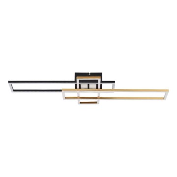 Zuma Line - LED Dimbar taklampa LED/55W/230V 3000-6000K svart/guld + fjärrkontroll