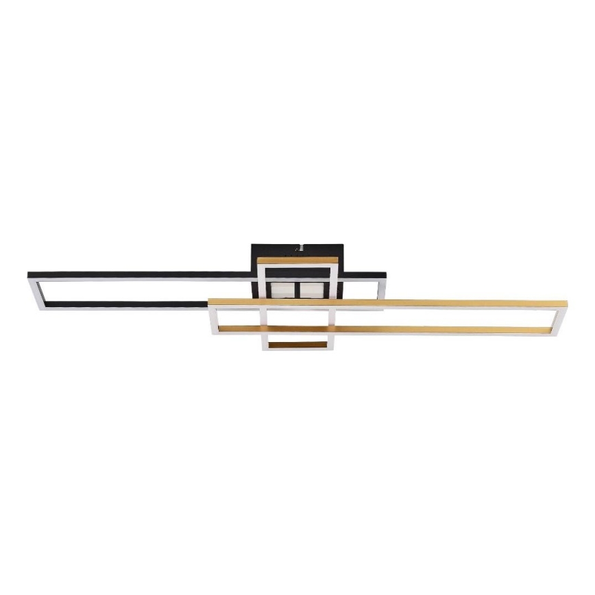Zuma Line - LED Dimbar taklampa LED/55W/230V 3000-6000K svart/guld + fjärrkontroll