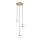 Zuma Line - LED ljuskrona med textilsladd 3xLED/5W/230V guld