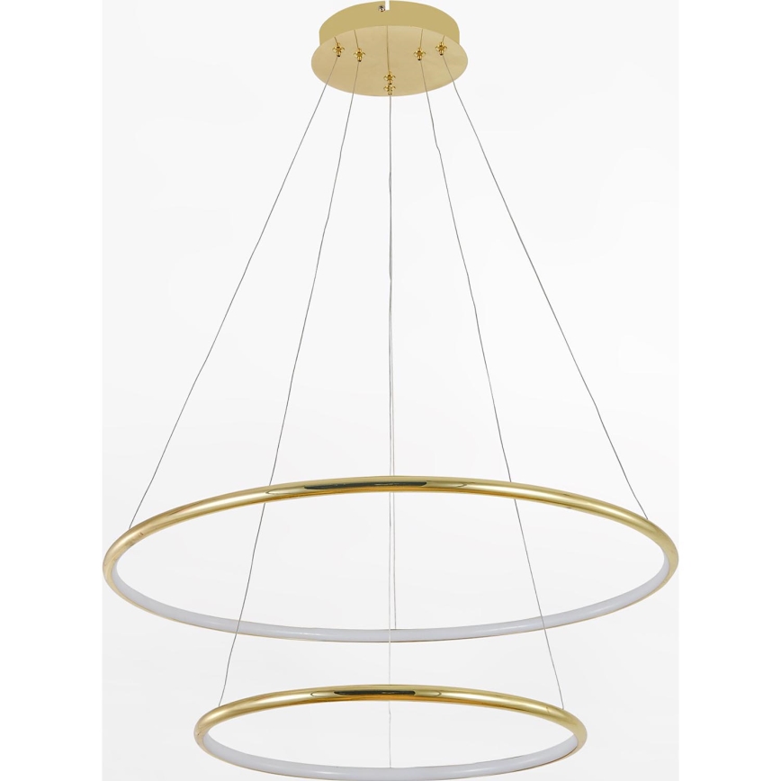 Zuma Line - LED ljuskrona med textilsladd LED/40W/230V guld