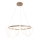 Zuma Line - LED ljuskrona med textilsladd LED/58W/230V 3000/4000/6000K guld