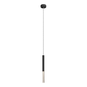 Zuma Line - LED ljuskrona med textilsladd LED/5W/230V svart