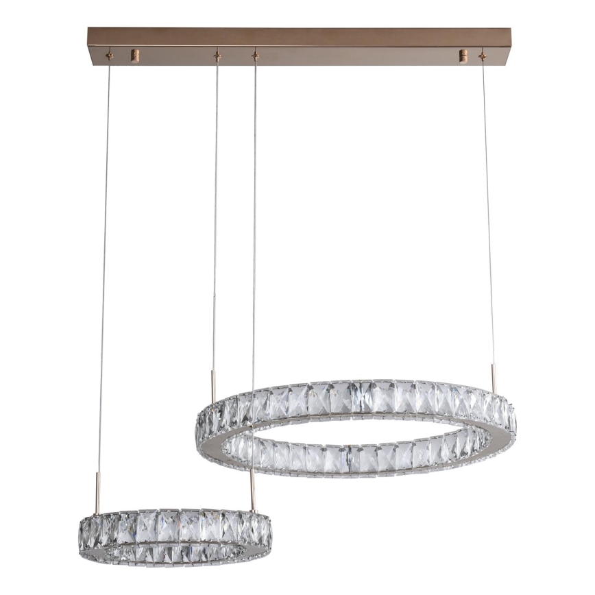 Zuma Line - LED-ljuskrona på vajer LED/36W/230V roséguld