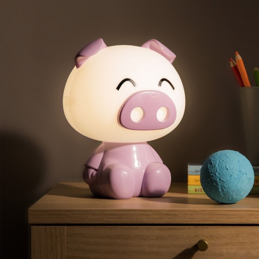 Zuma Line - LED Ljusreglerad children's beröring bordslampa LED/3W/230V gris lila