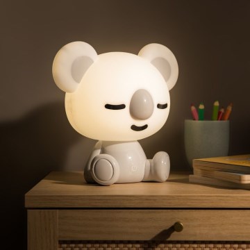 Zuma Line - LED Ljusreglerad children's beröring bordslampa LED/3W/230V koala grå